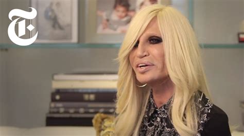 donatella versace interviews.